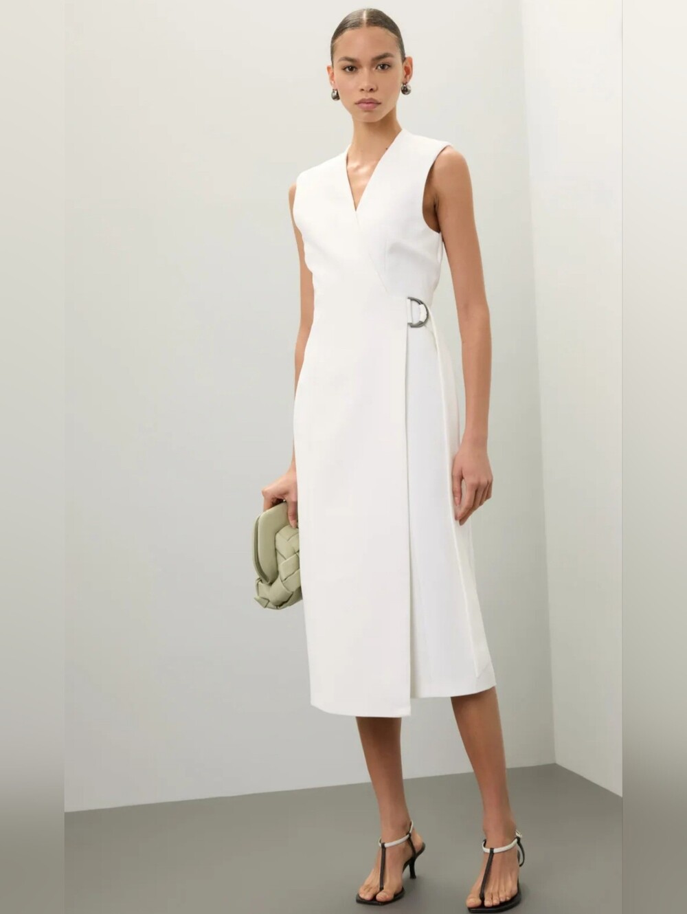 Ted Baker Crossover Midi Dress Women Size 2